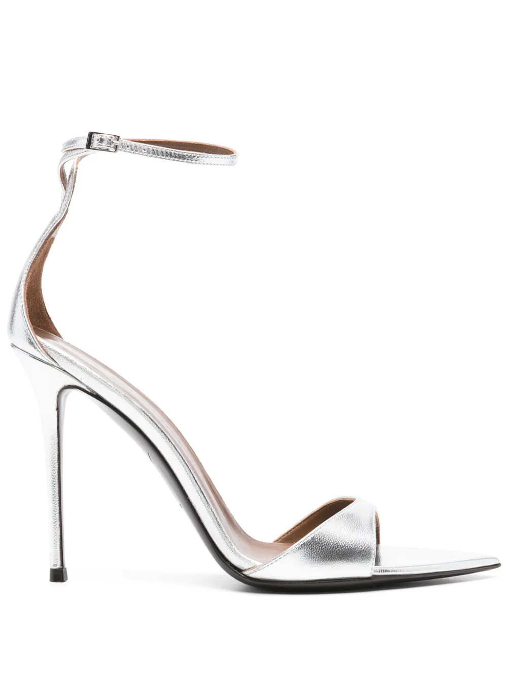 Giuseppe Zanotti 105mm Intriigo Sandals | Silver | FARFETCH | Farfetch Global