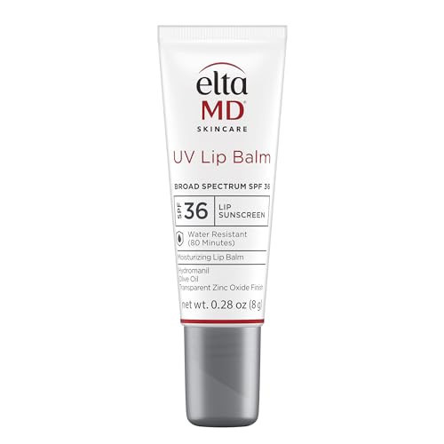 EltaMD UV Lip Balm SPF Sunscreen, Sunscreen Lip Balm with SPF 30+, Protects Dry Cracked Lips, Transparent Zinc Oxide, 0.28 Tube | Amazon (US)
