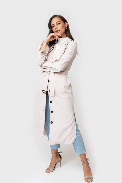 Belted Trench Duster Jacket | Gibson