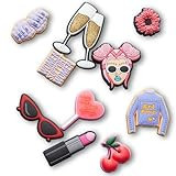 Crocs Jibbitz 10-Pack Shoe Charms | for Crocs, Girl Power, Small | Amazon (US)