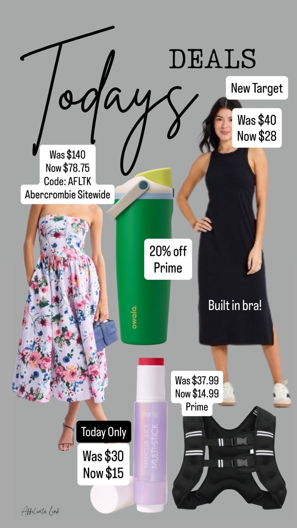 Todays deals
Active dress
Vacation dress
Abercrombie Sitewide sale
Code: AFLTK
EASTER DRESS
Vacation dress
Amazon vines
Summer beauty
Spring break Makeup
Active wear
Exercise
Weighted best
Strapless dress
Built in bra
Wedding guest dress
Floral dress

#LTKSaleAlert #LTKSpringSale #LTKSeasonal