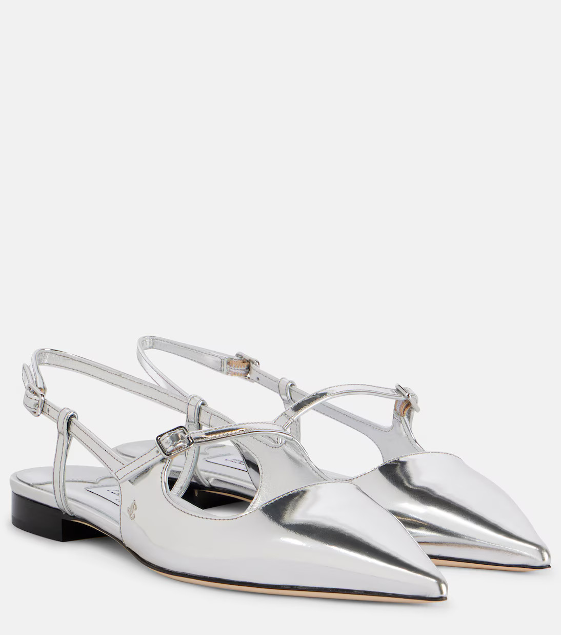 Didi metallic leather slingback flats | Mytheresa (US/CA)