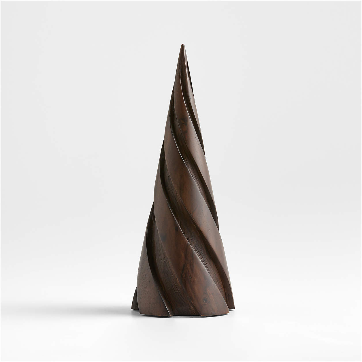 Madeira Walnut Wood Decorative Turned Tree Small 12" + Reviews | Crate & Barrel | Crate & Barrel