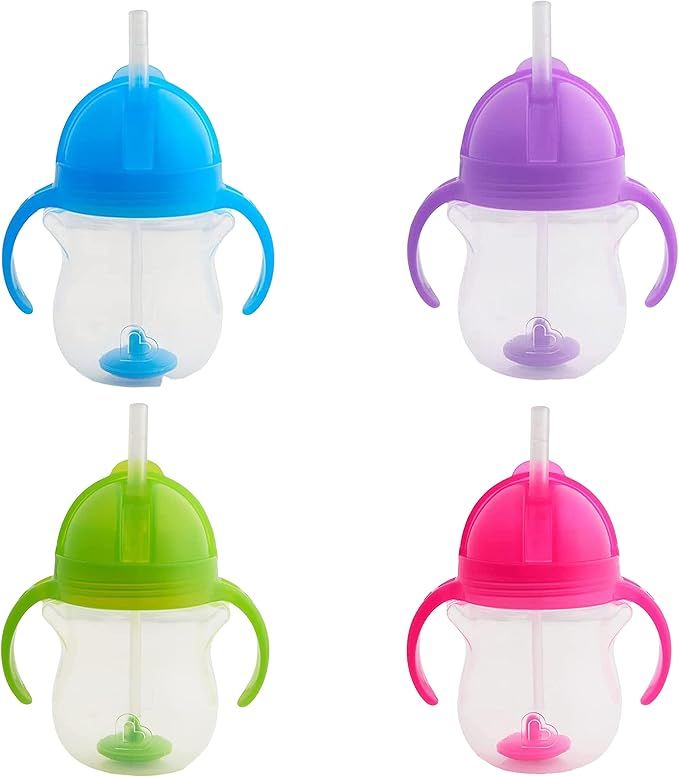 Munchkin Click Lock Tip & Sip Straw Cup 7oz Purple , Blue , Green or Pink (1 Cup Random Colour) | Amazon (UK)
