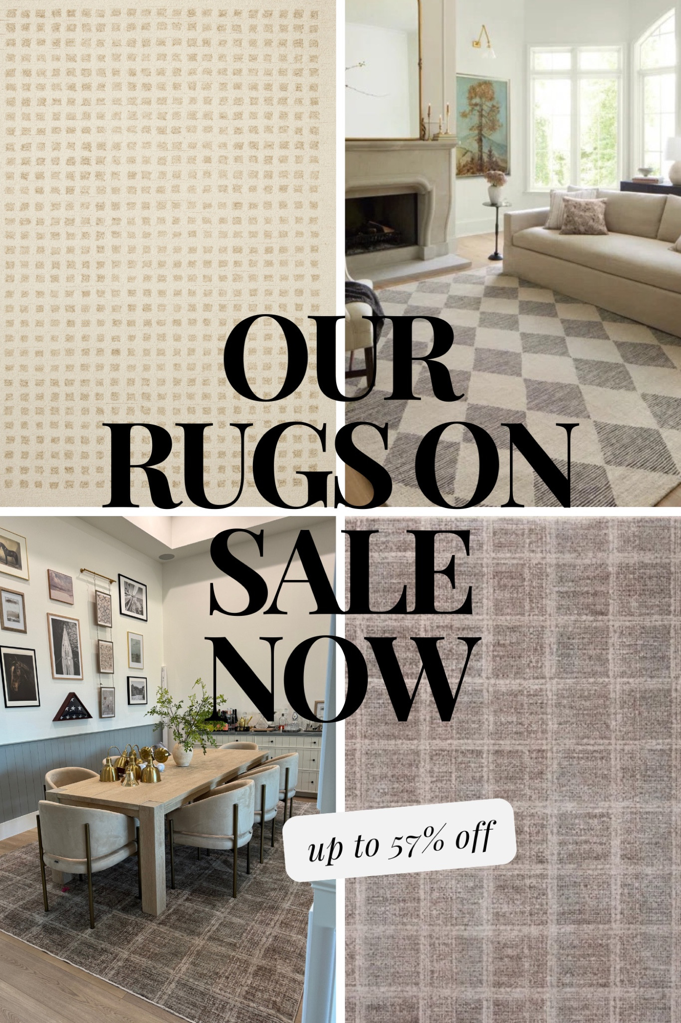 all our rugs are on sale up to 57% off 

@wayfair #wayfair #wayfairpartner

#LTKSaleAlert #LTKHome #LTKCyberWeek