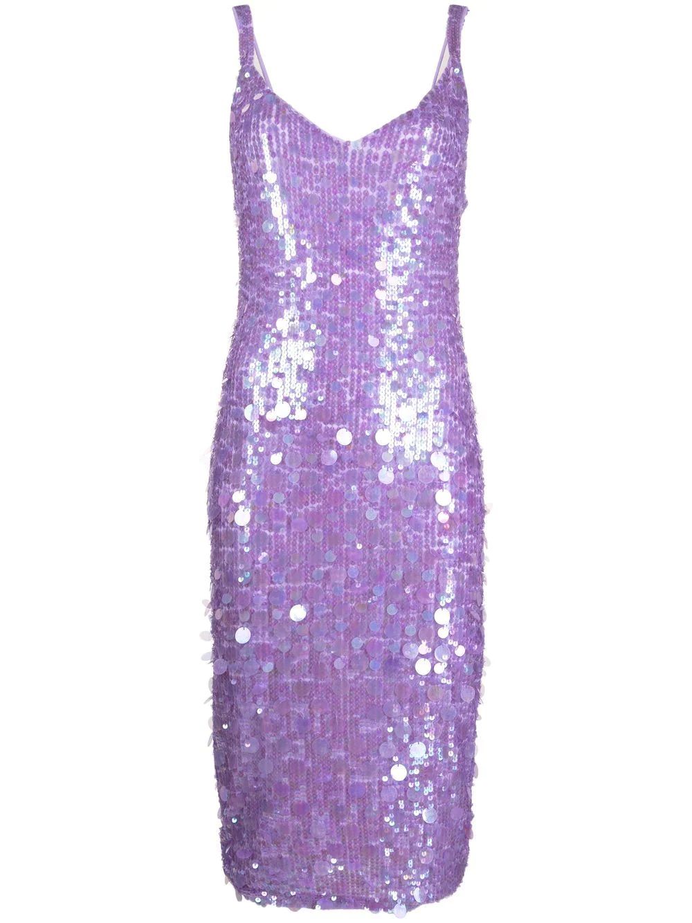 P.A.R.O.S.H. sequin-embellished Midi Dress - Farfetch | Farfetch Global