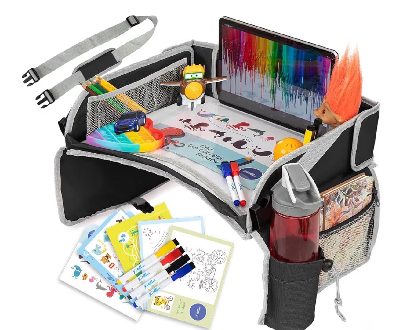 So many of you guys were asking me to link this! You can use it as a table so your kid can eat in the car, they can also use whiteboard markers on it and it comes with  activities sheets too 🥰  

#LTKU #LTKmomlife #LTKdayinmylife