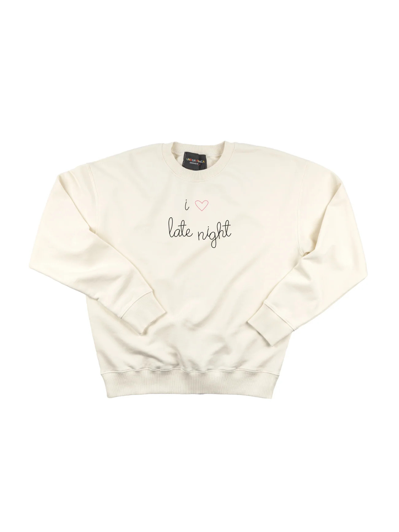 Custom "i heart" Women's Sweatshirt | Lingua Franca NYC
