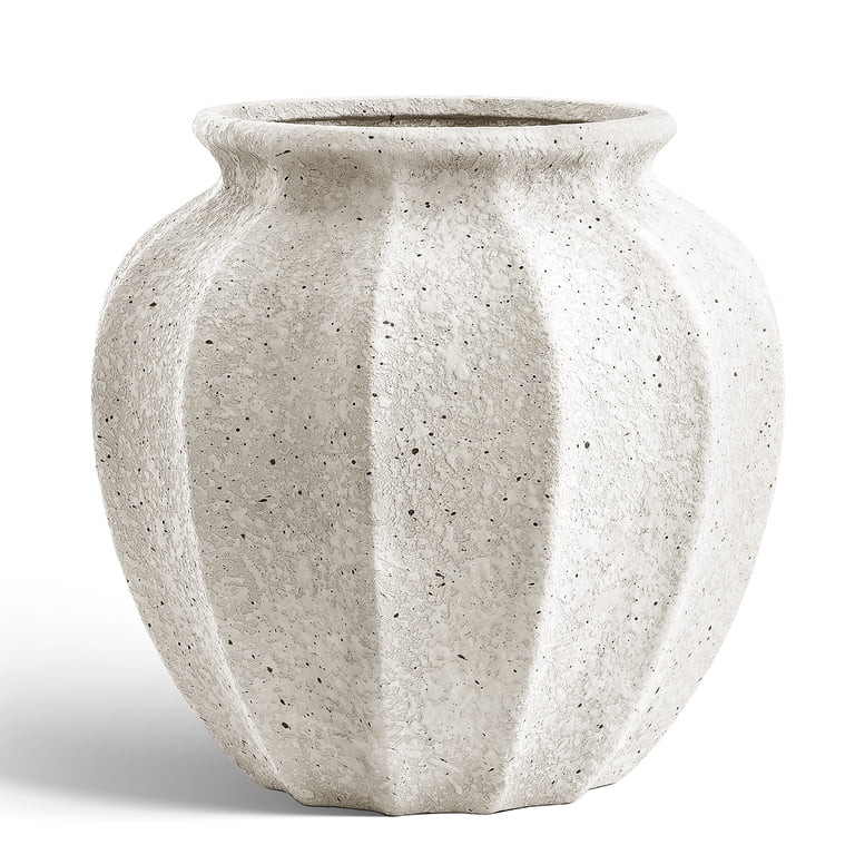 LE TAUCI 9.3” Ceramic Vase, Tabletop Flower Vase for Centerpieces, Large Decorative Vase for Li... | Walmart (US)