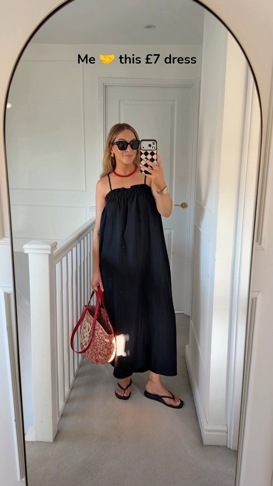 I wear a 6 here but I also own this in an 8 and there’s very little difference! The band is really stretchy and the straps are adjustable. This is the perfect holiday / heatwave dress!

#LTKsummer #LTKsale #LTKtravel