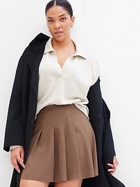 High Rise Pleated Mini Skirt | Gap (US)