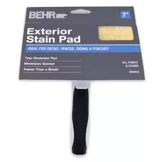 7 in. Exterior Stain Pad Applicator | The Home Depot