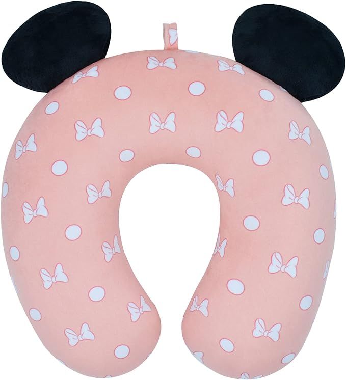 Concept One Disney Minnie Mouse Travel Neck Pillow for Airplane | Amazon (US)