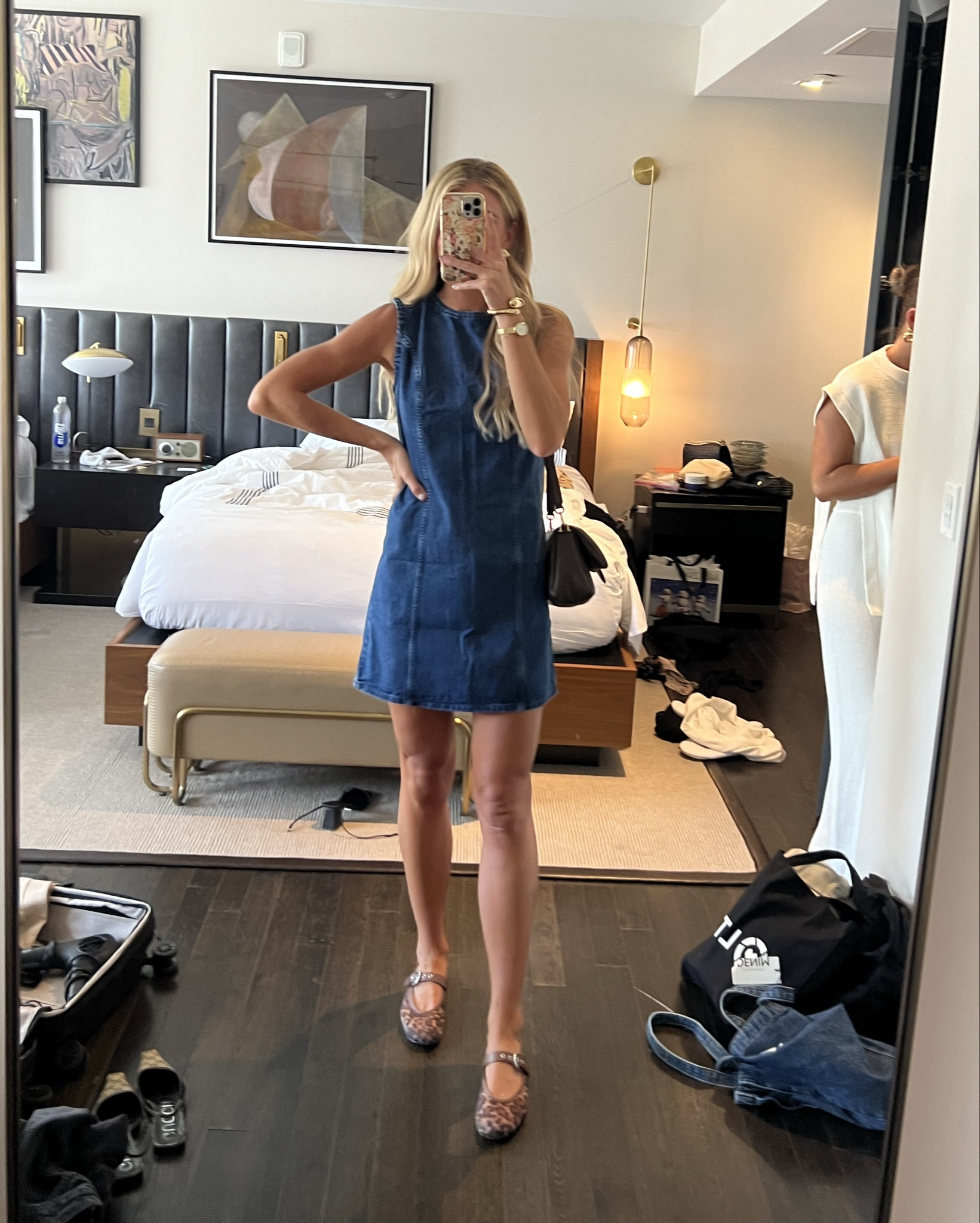 Small tall in dress! 