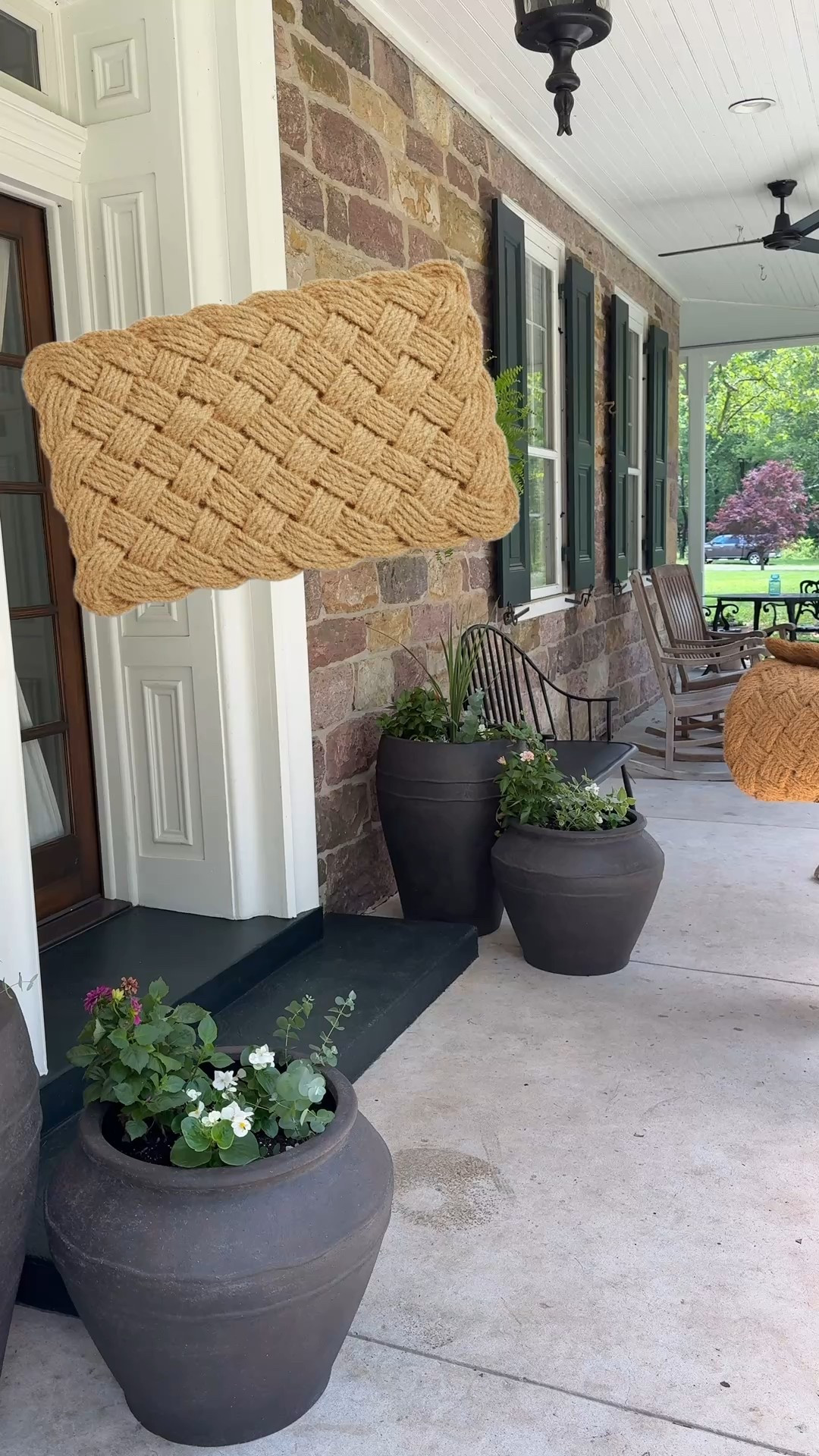 This is the Love or Knot doormat from Rejuvenation, and I’m obsessed.
It has the prettiest scalloped edges that add just the right amount of charm to the front door.
It comes in two sizes — I went with 30x72 and it’s incredibly durable, with beautiful scalloped edges. If you’re looking for something built to last, this is it.



#LTKHome #LTKU