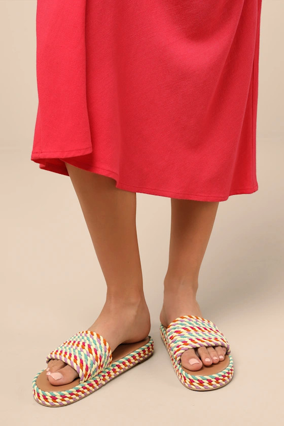 Viva Savoy Multi Rope Slide Sandals | Lulus