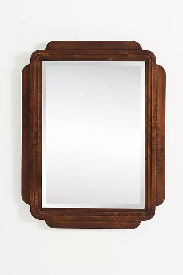 Betti Burl Wood Portrait Wall Mirror | Anthropologie (US)
