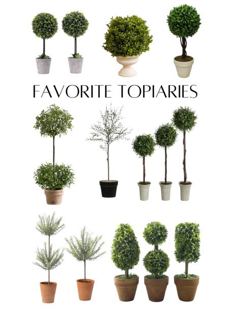 Sharing some of my favorite topiaries that are available this season.  I included very affordable ones all the way up to some high-end.  I have a few of these and love the aesthetic they add to our home. 

Spring decor, home, decor, decorating your home for spring, spring aesthetic, Pottery Barn, AtHome, Amazon, Home Depot, McGee and Co, Kirkland’s 