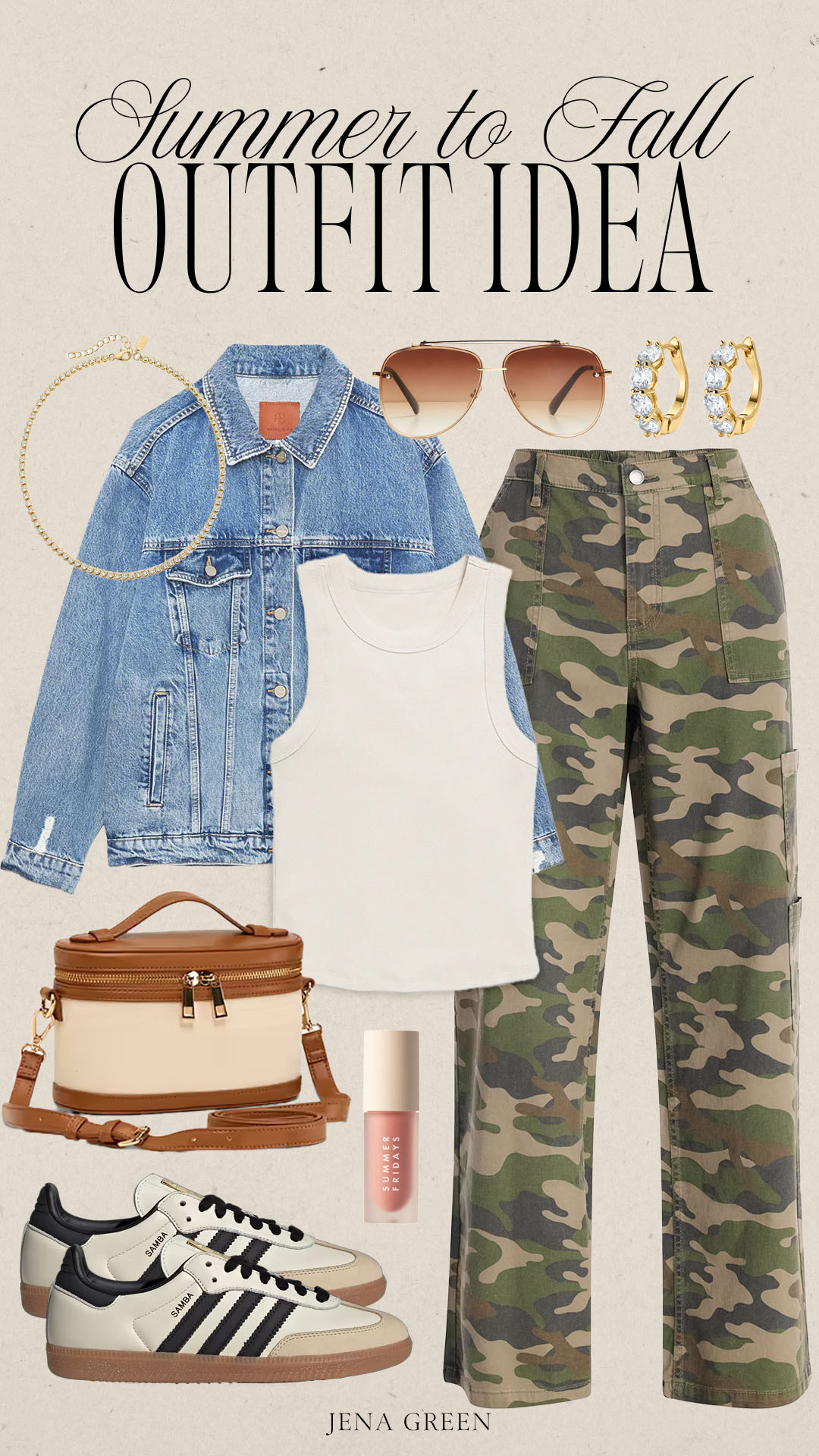 Summer to Fall Outfit | Summer to Fall Fashion | Fall Style | Camo Pants  

 #LTKootd #LTKSeasonal