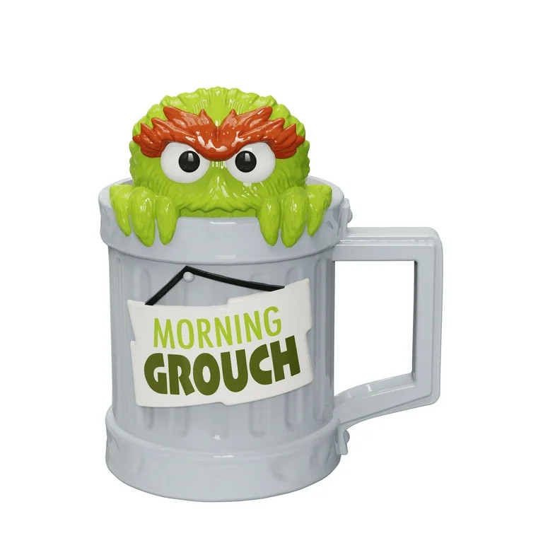 Zak Designs 11.5oz Oscar the Grouch Ceramic Sculpted Mug | Walmart (US)