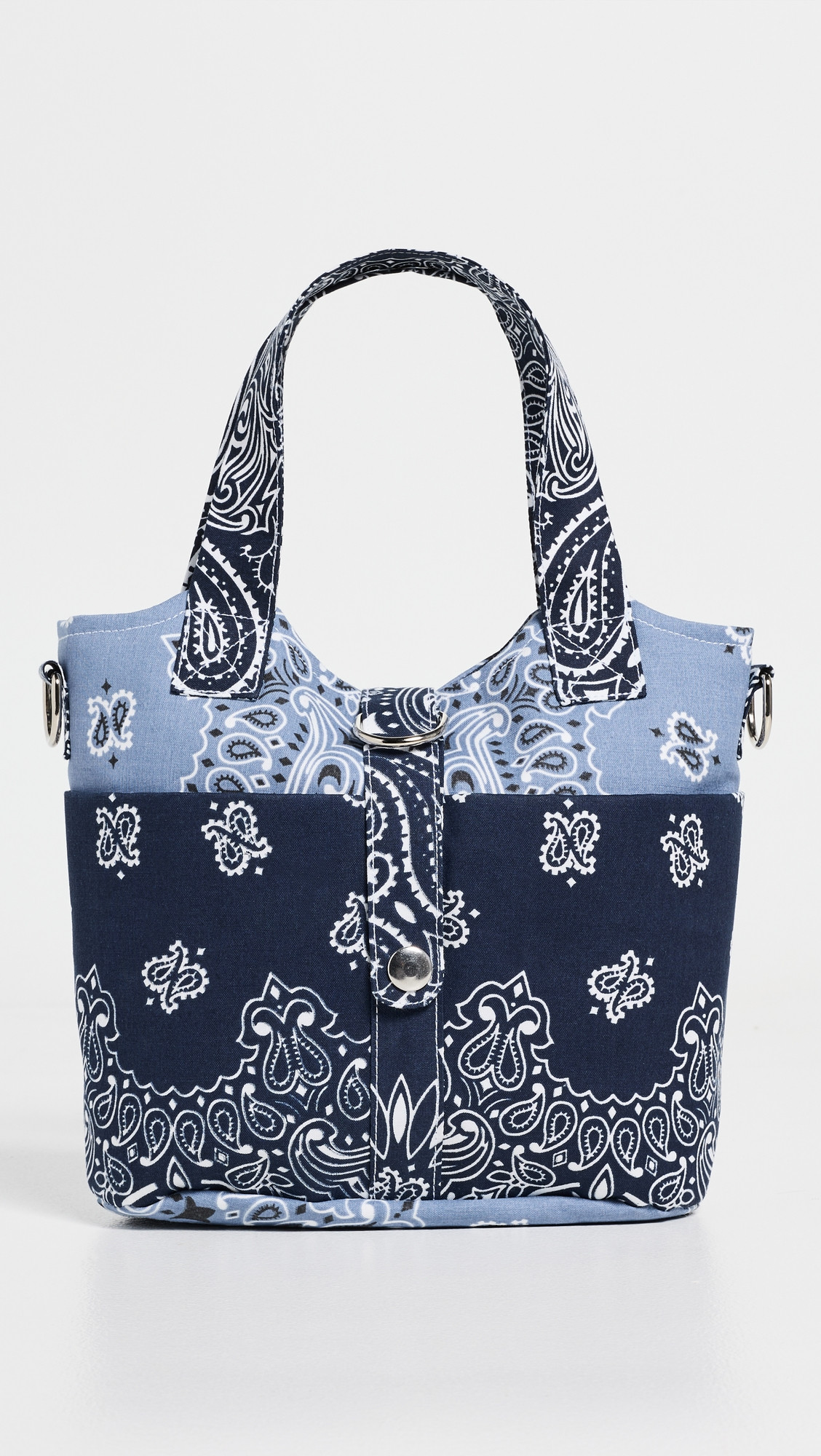 Call It By Your Name Joli Pocket Bandana Tote Bag Navy/Chambray One Size | Shopbop