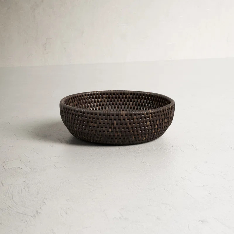 Camden Handmade Wicker Decorative Bowl 1 | Birch Lane