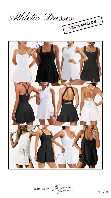 Athletic dresses from Amazon!

White athletic dress, black athletic dress, summer fashion 

#LTKStyleTip #LTKFindsUnder50 #LTKFitness