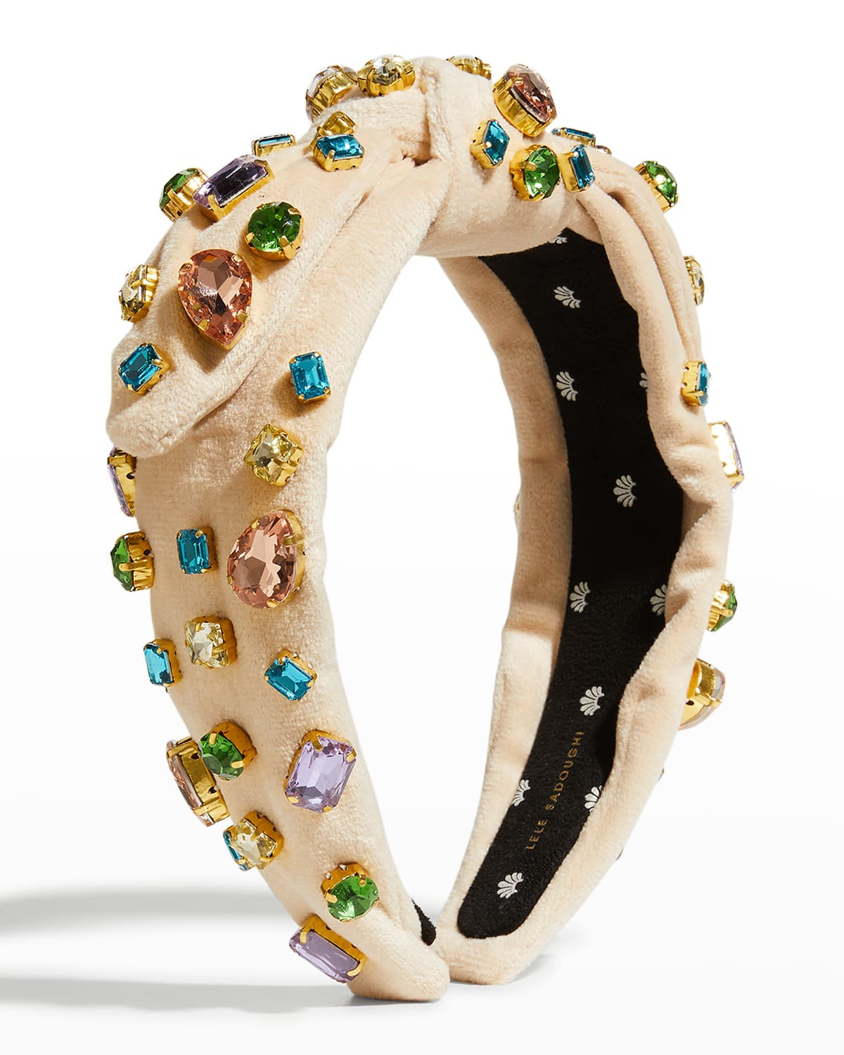 Veronica Bow Mixed Crystal Headband | Neiman Marcus