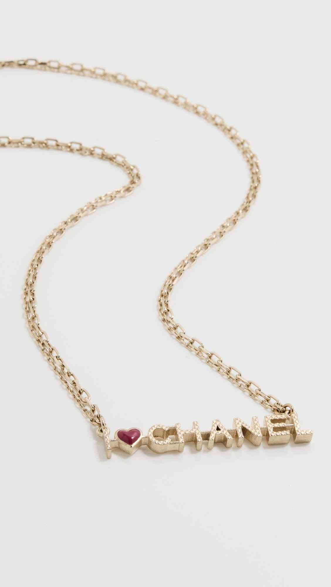 Chanel I Heart Necklace | Shopbop