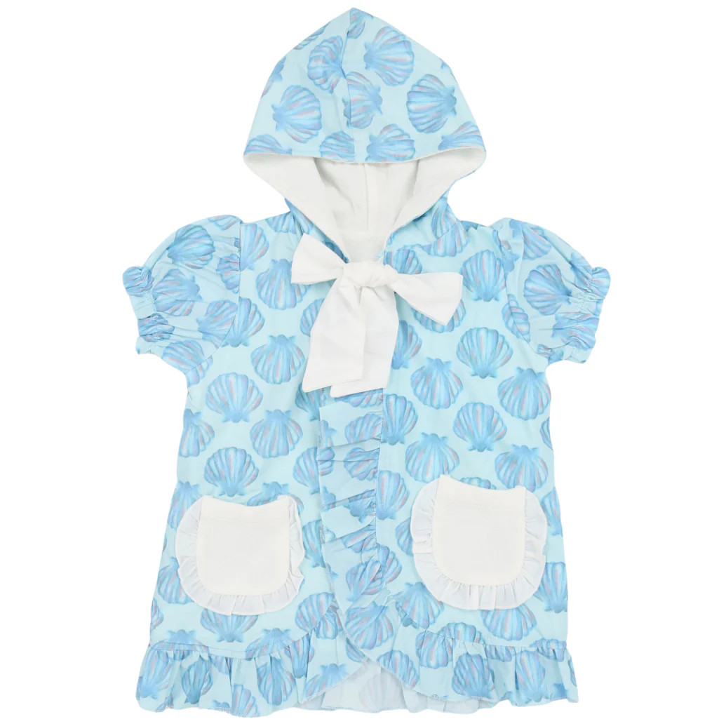 Hamner Hill Girls Seashell Hooded Coverup | Persnickety