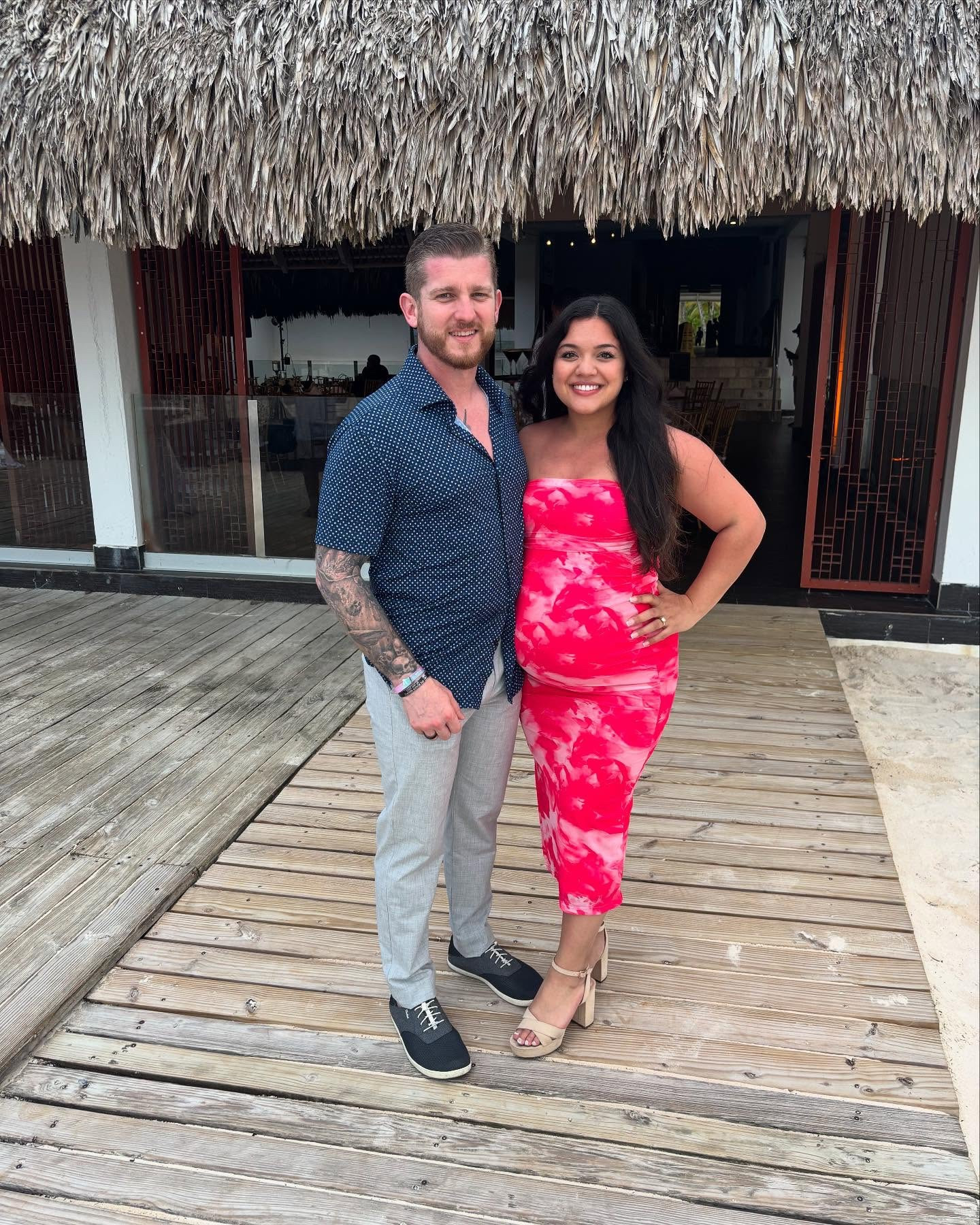 Celebrating the marriage of our wonderful friends, and our baby’s godparents, @mandelmon  and @ameliawdelmonte 🤍 swipe to see the most perfect first dance! 

We love you fam!

#LTKWedding #LTKPetite #LTKBump