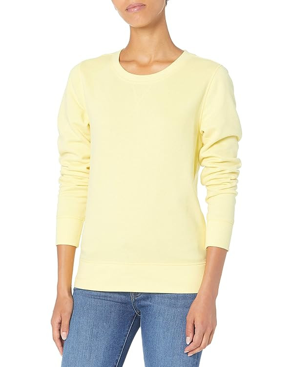 Amazon Essentials Women's Fleece Crewneck Sweatshirt (Available in Plus Size) | Amazon (US)