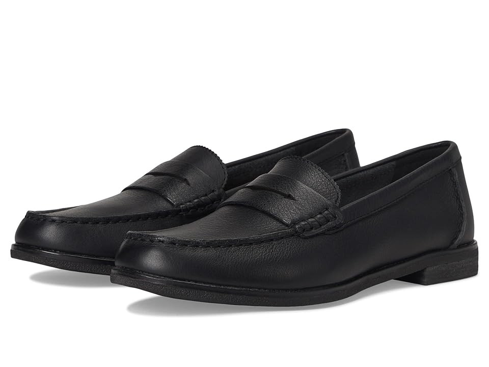 Sperry Seaport Penny Women's Shoes Black/Black : 6.5 M (B), Leather | Zappos