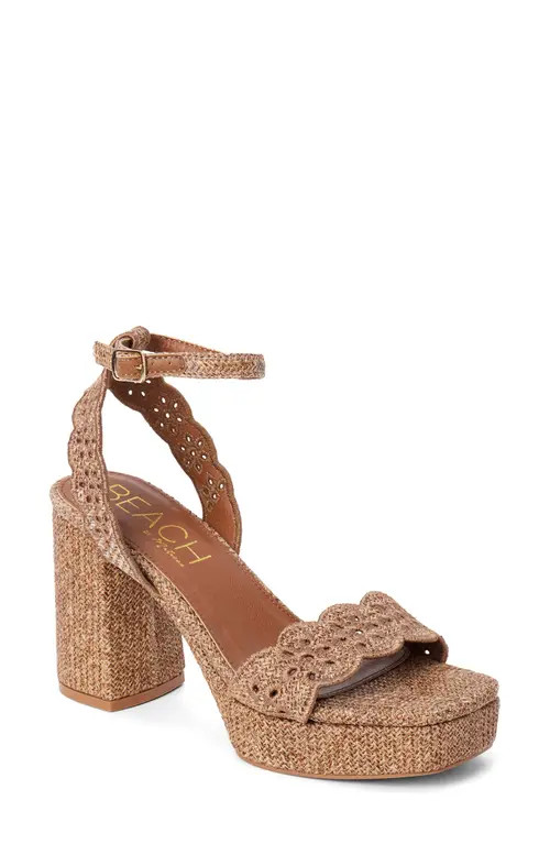 Coconuts by Matisse Maiden Platform Ankle Strap Sandal in Brown at Nordstrom, Size 10 | Nordstrom