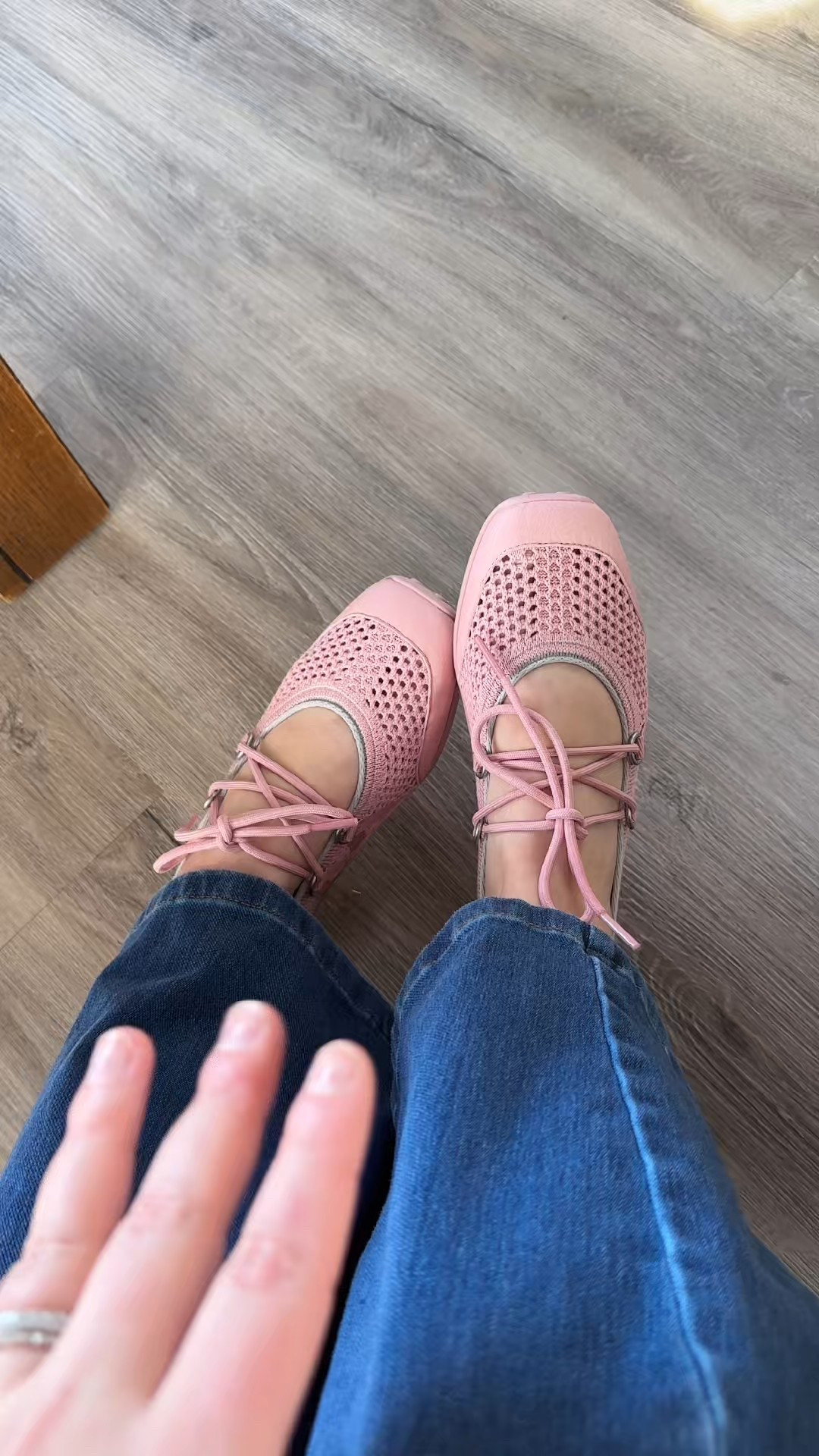 The cutest little pink flats from VIVAIA, perfect for spring! These shoes are made from an airy mesh with a nice cushioned insole that feels SO comfortable! They finally released on the website in a few colours and I am strongly considering getting a second pair! I love the laces  and the shape that give them a very ballet-esque look 🩰  they come with a second set of flat laces and some cute floral charms to add as well! 

#LTKWorkwear #LTKSeasonal #LTKValentine