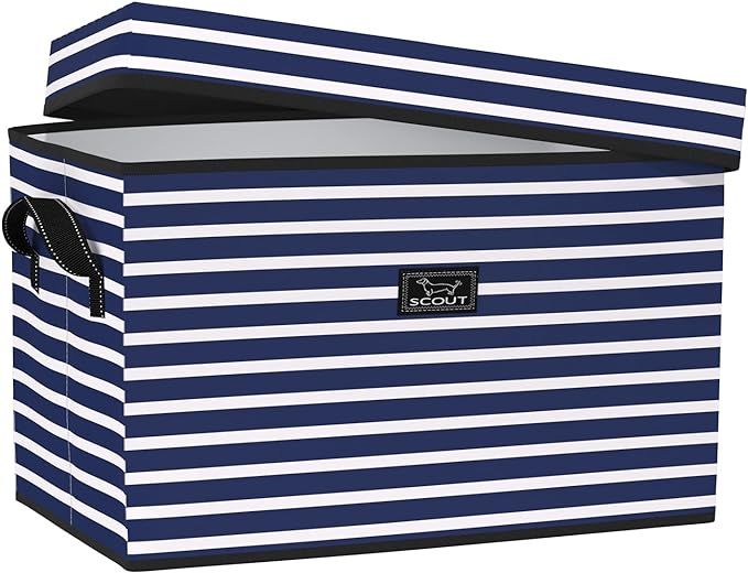 SCOUT Rump Roost LG - Large Lidded Storage Bin with Handles, Collapsible, Stackable, Doubles as S... | Amazon (US)