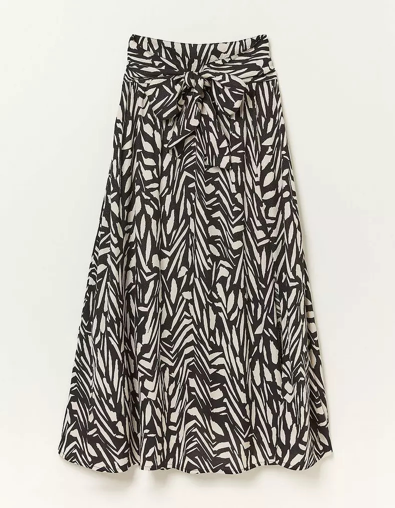 Sasha Paintstroke Midi Skirt | Fat Face (UK&IE)