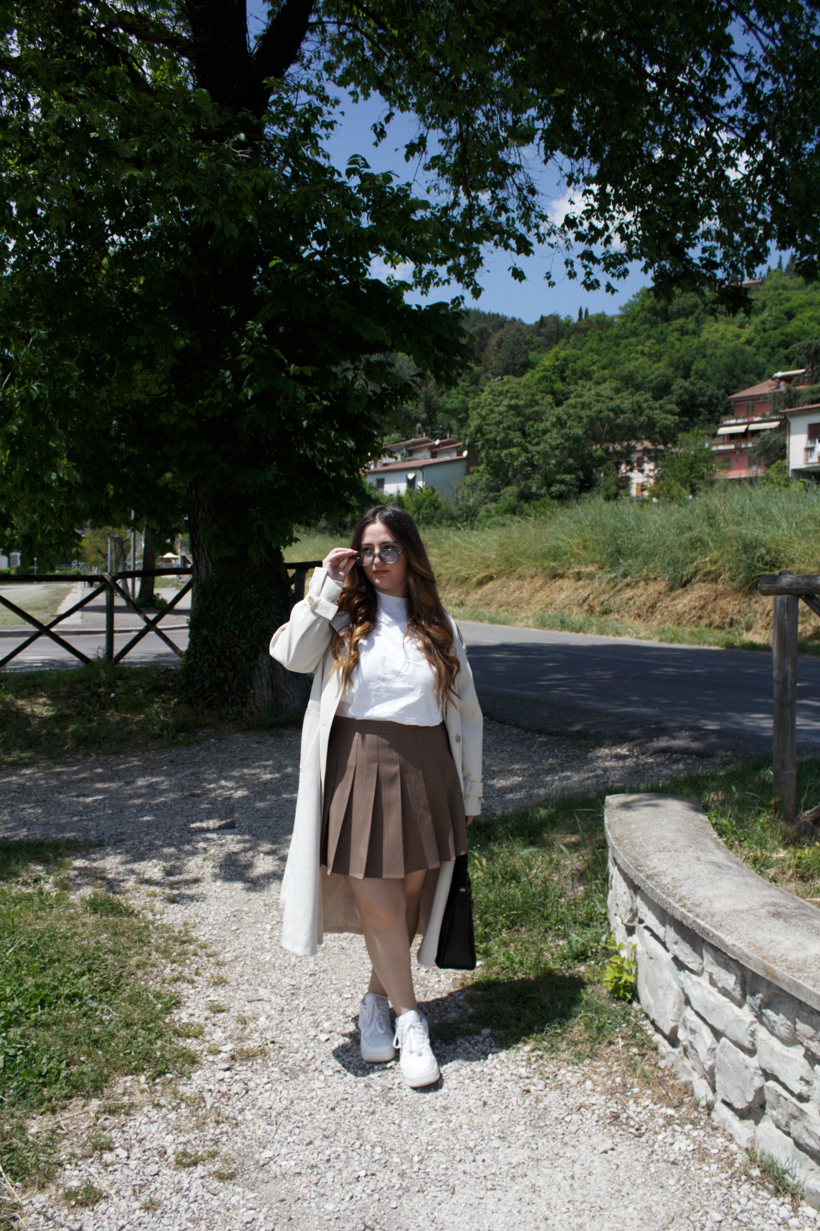 Spring outfit inspo: styling a mini skirt with a trench coat and a white shirt

#LTKstyletip #LTKeurope #LTKmidsize