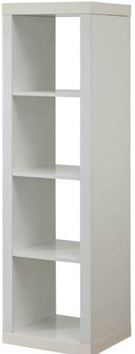Better Homes and Gardens 4-Cube Organizer Storage Bookcase Bookshelf (4, White) | Amazon (US)