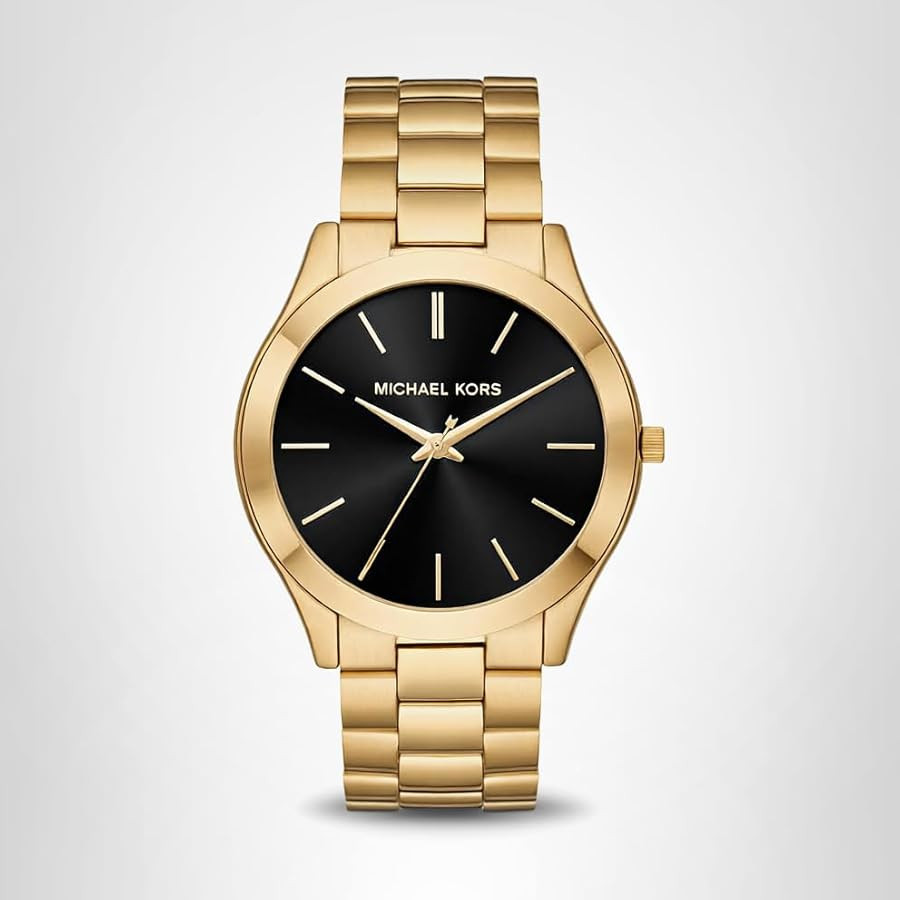 Michael Kors Oversized Slim Runway Men's Watch, Stainless Steel Watch for Men | Amazon (US)