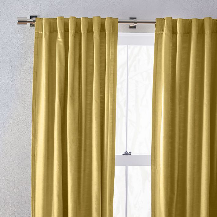 Luster Velvet Curtain | West Elm (US)