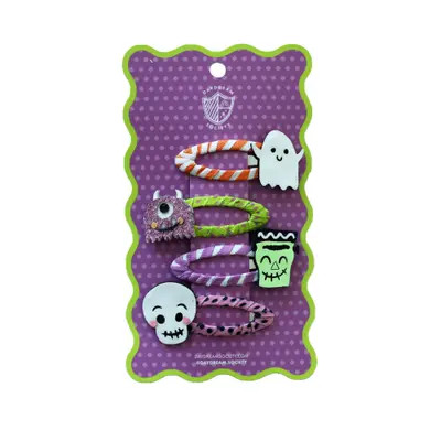 Daydream Society Monster Mash Monster Crew Halloween Hair Clip Set in Assorted Pre-Pack at Nordstrom | Nordstrom