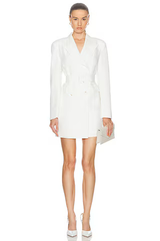 Oversized Double Breasted Blazer Dress | FWRD 