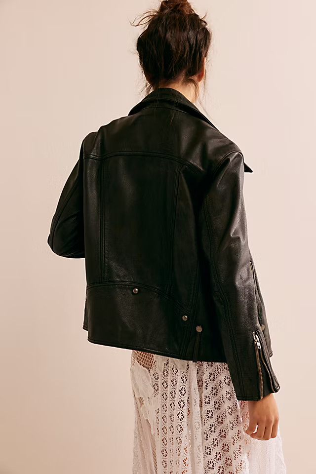 Jealousy Leather Moto Jacket | Free People (Global - UK&FR Excluded)