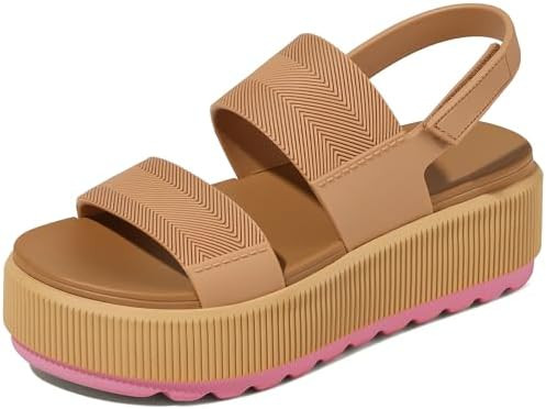 Lovee Cosee Platform Water Sandals for Women Chunky Wedge Lug Sole Comfortable Waterproof Summer ... | Amazon (US)