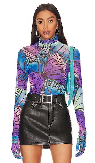Rue Top in Electric Butterfly | Revolve Clothing (Global)