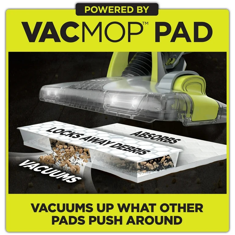 Shark VACMOP™  Cordless Hard Floor Vacuum Mop with Disposable VACMOP™ Pad | Walmart (US)