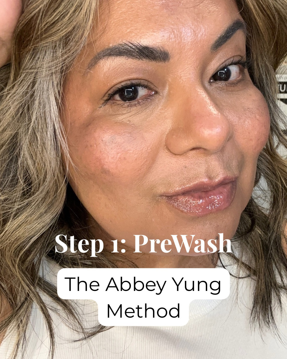 The Abbey Yung Method
Step 1 PreWash

Epres Bond Repair Treatment 
Spray mid shaft to ends- leave on for 10 min, do not rinse
After 10 minutes—-
OGX Coconut Oil Weightless Mist
Spray over Epres, leave on for 20 mins

Step 2 next...