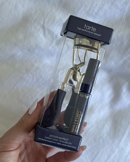 My go-to lash curler and mascara