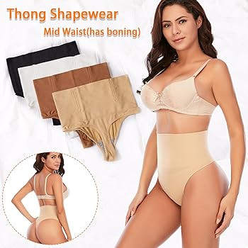 Werena Tummy Control Thong Shapewear for Women Seamless Shaping Novelty Thong Panties Body Shaper... | Amazon (US)